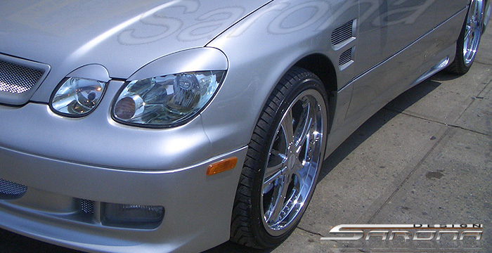 Custom Lexus GS300/400 Side Skirts  Sedan (1998 - 2005) - $590.00 (Part #LX-001-SS)